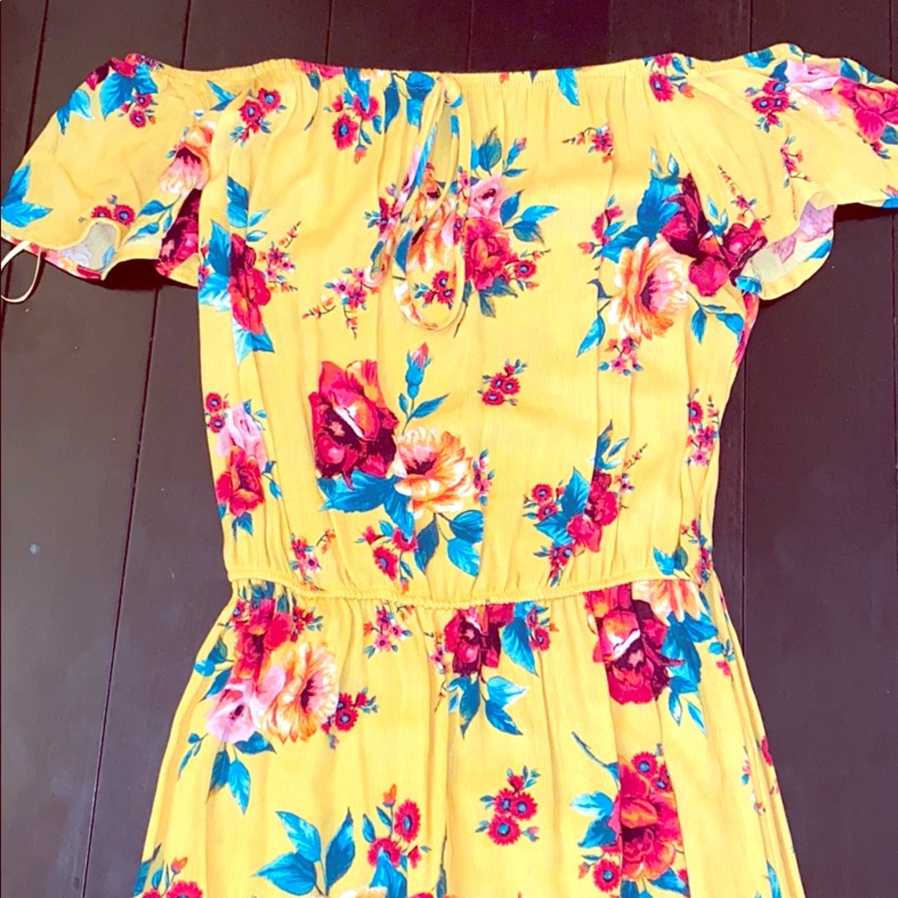 Off the shoulder maxi dress
